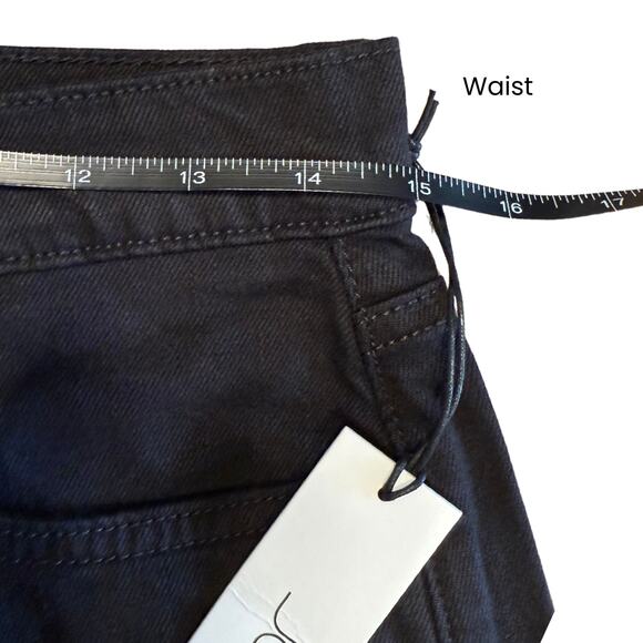 Joe’s Jeans Mia High Rise Wide Leg Jeans Size 29 NWT Black Noir Tall Friendly - Picture 7 of 10